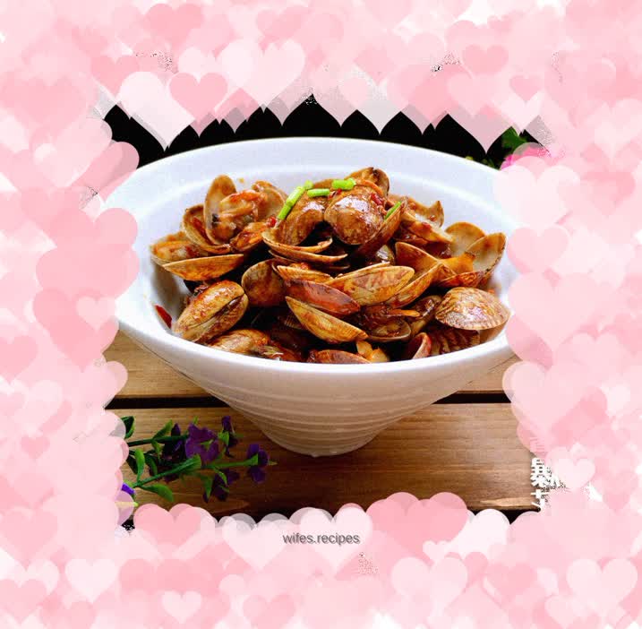 Spicy stir-fried scallops