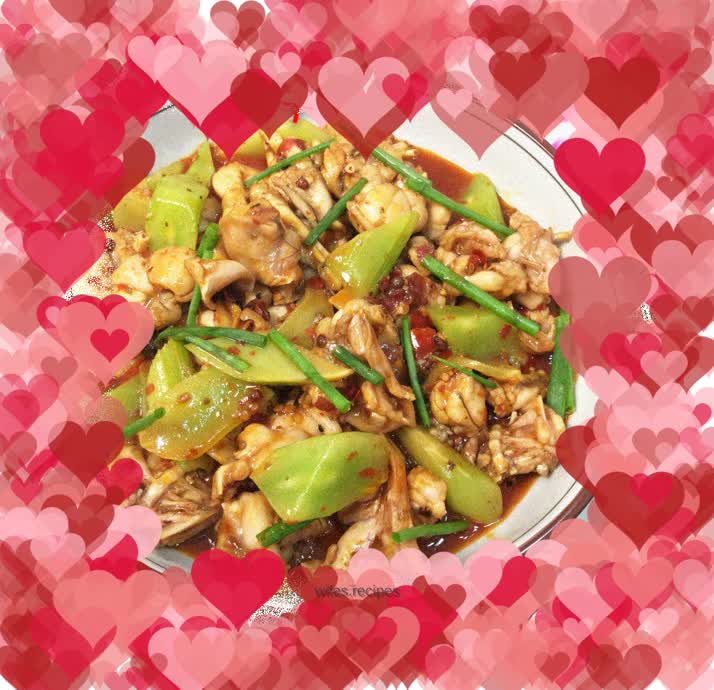 Grilled Bullfrog with Lettuce