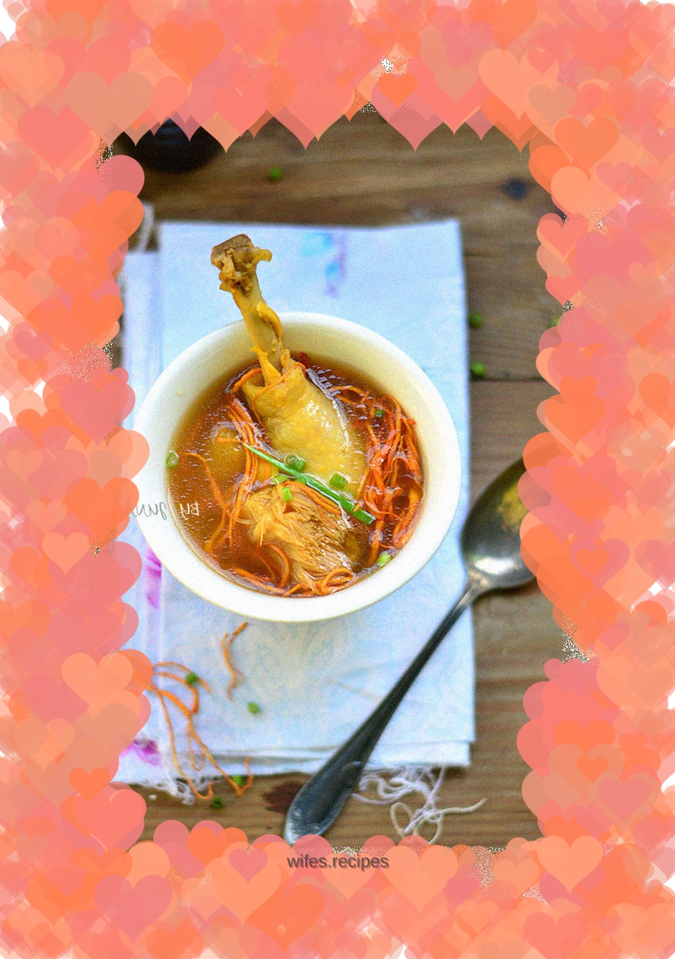 Monkey Mushroom, Cordyceps, Flower and Chicken Soup