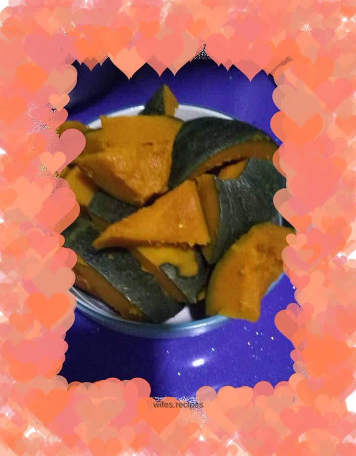 In the evening, you can enjoy the nutritious steamed pumpkin without gaining weight