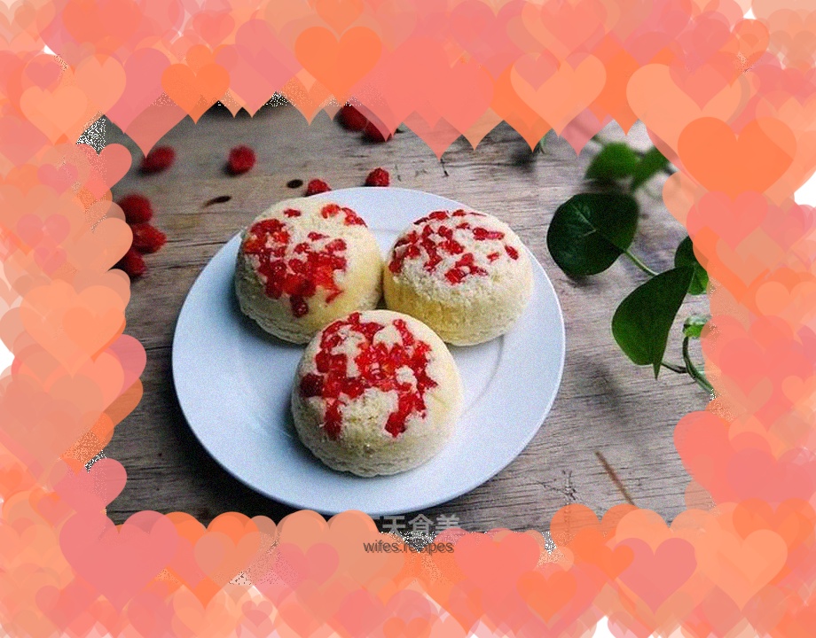 Steamed buns that don’t require kneading – cherry tomato steamed buns