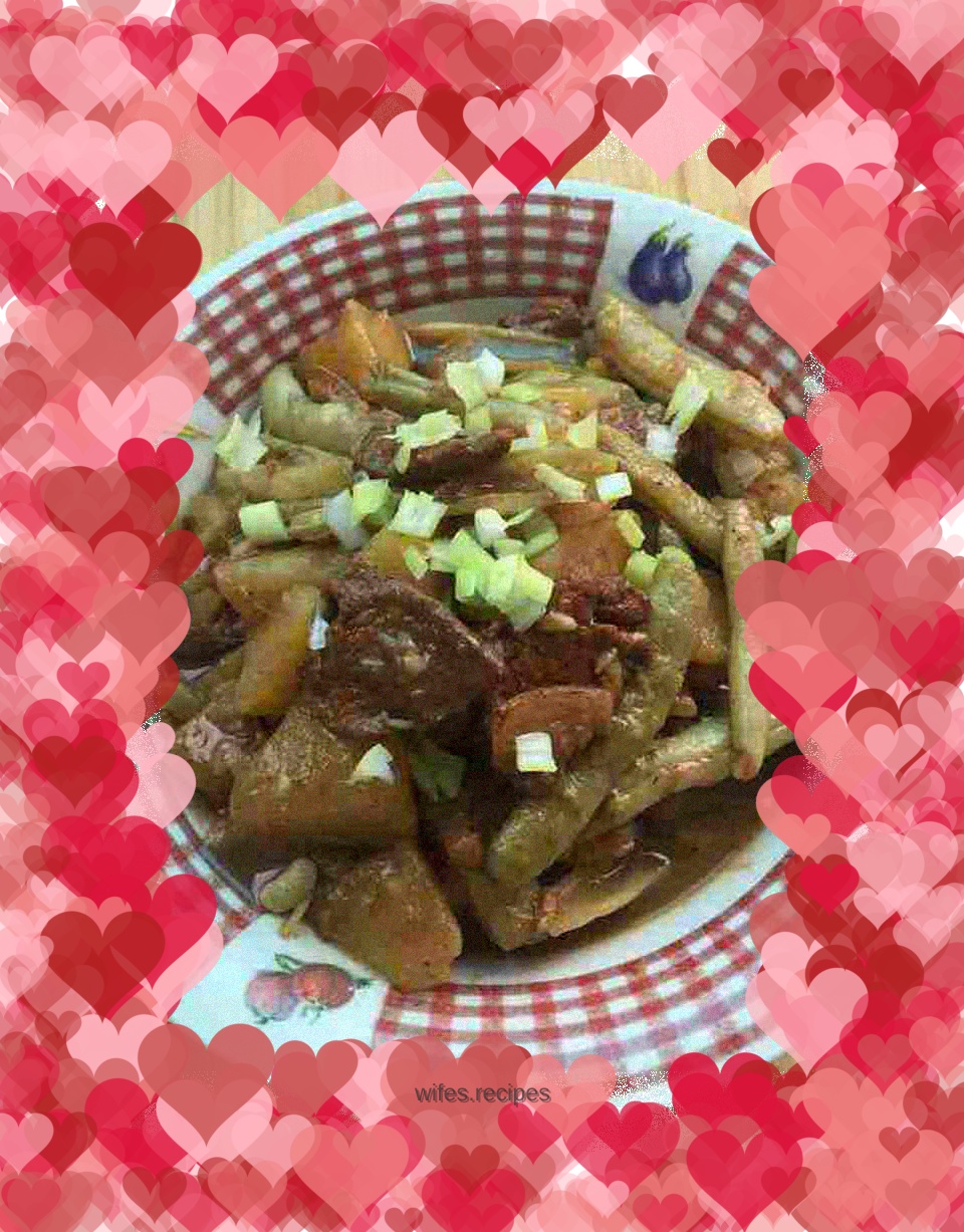 Stewed Pork Belly with Kidney Beans and Potatoes