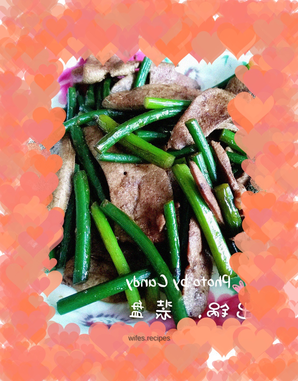 Home cooking - Stir-fried pork liver with garlic