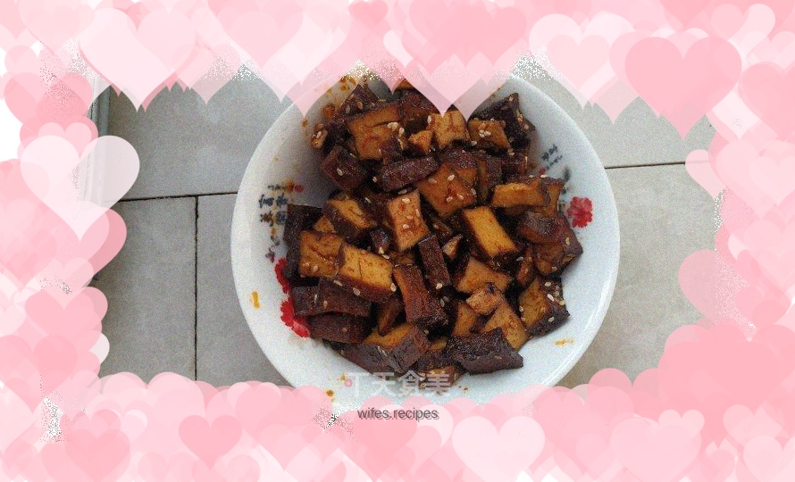 The fried tofu is better than the ones on the street!