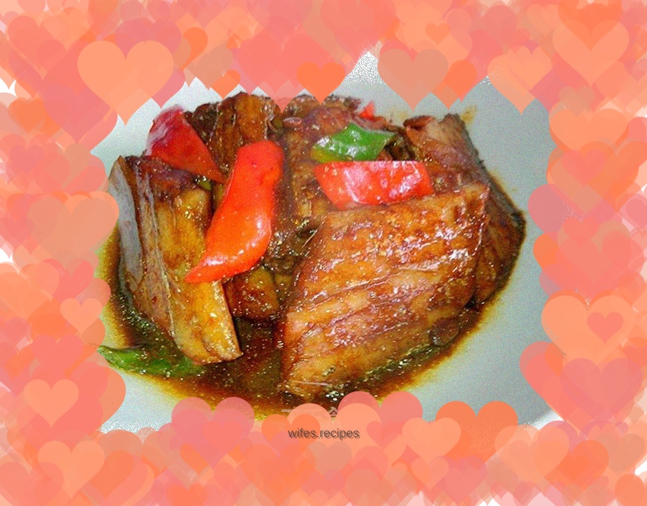 Braised hairtail fish