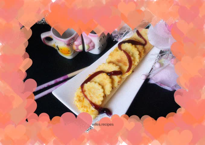 Glutinous Rice Blueberry Pumpkin Cake