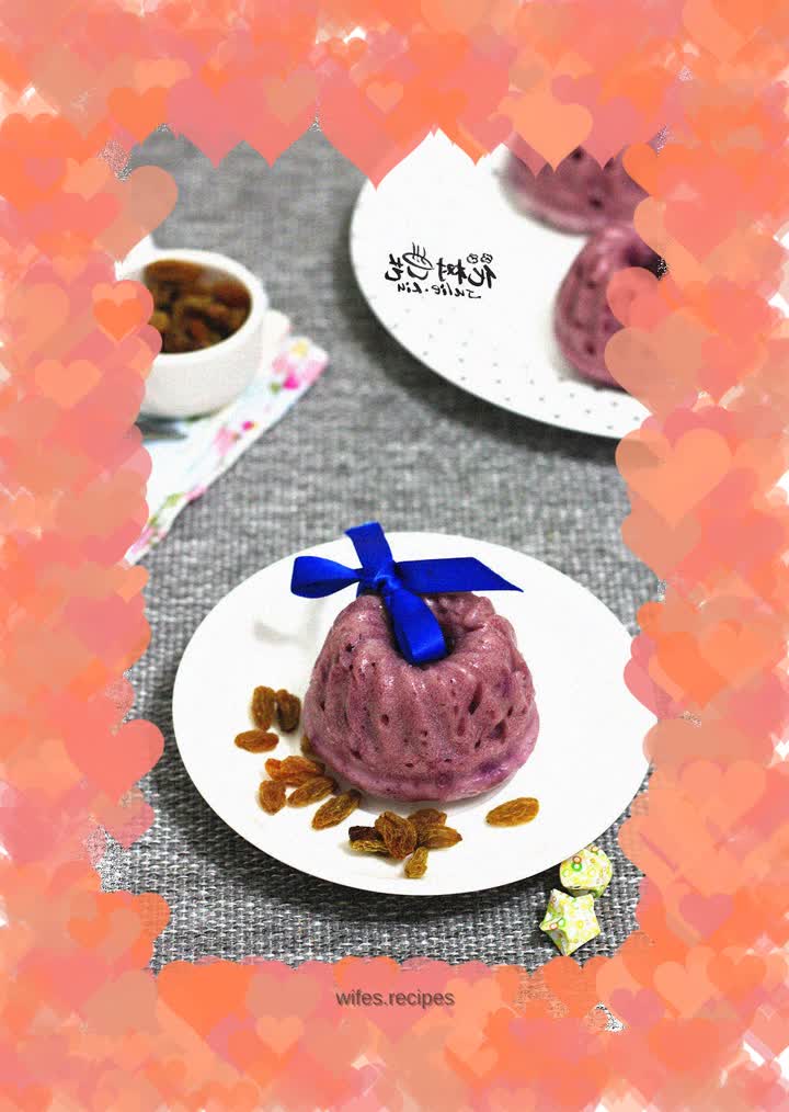 Purple Temptation——Purple Sweet Potato Hair Cake