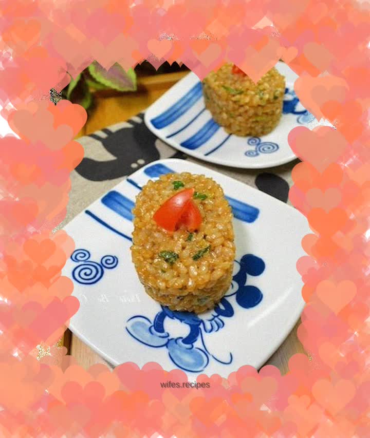 CoCoLc’s private recipe – Soy Sauce Fried Rice [Brown Rice Version]