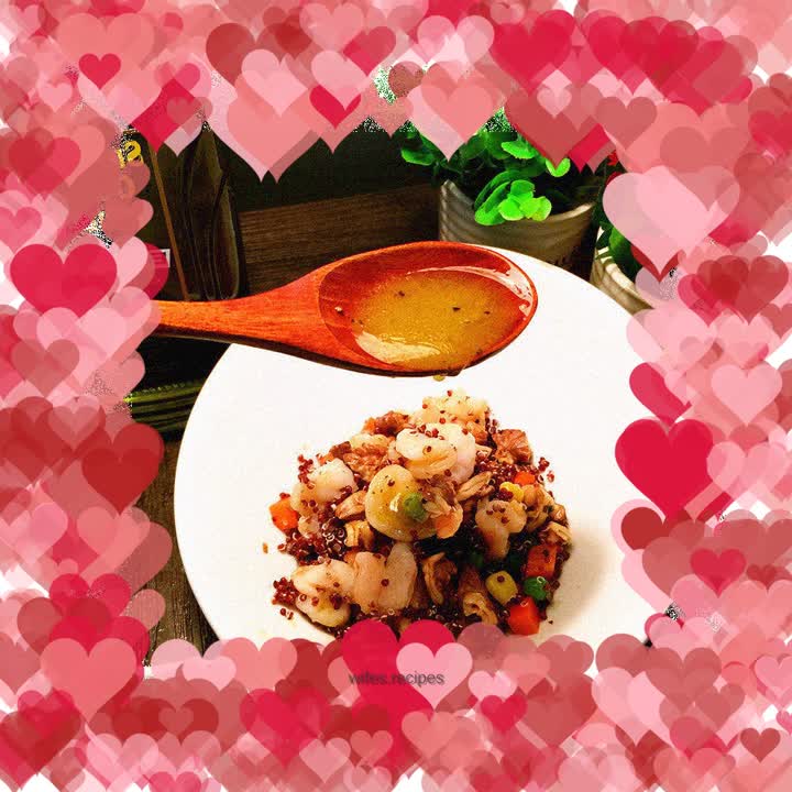 Quinoa and Shrimp Salad with Vinaigrette