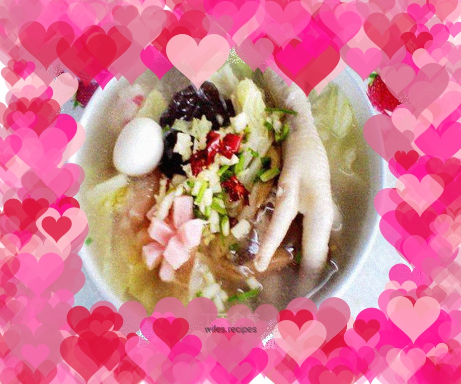 Home version of Malatang – mixed vegetables with bone soup