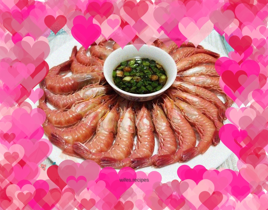 Boiled bamboo shrimp