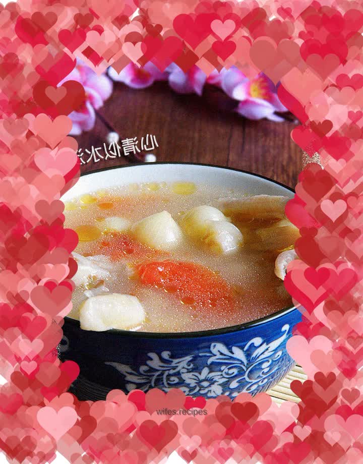 Bitter duck paw soup