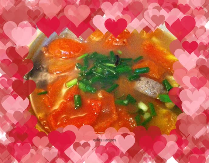Tomato and Pork Liver Soup