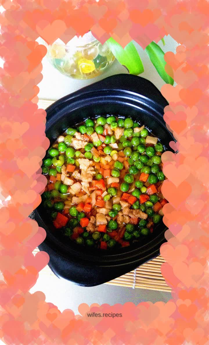 Casserole with wheat beans