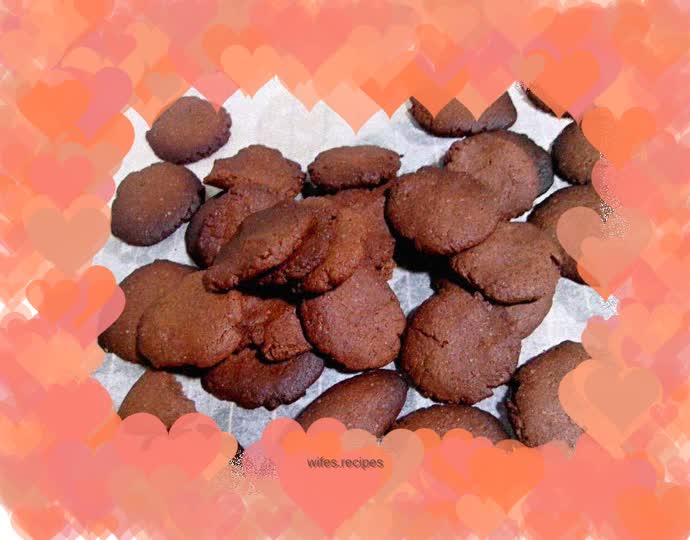 Dark Chocolate Cocoa Cookies