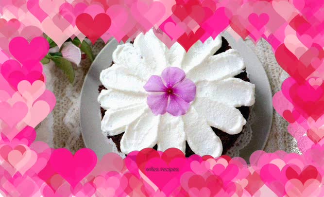 Pure cocoa sponge cake