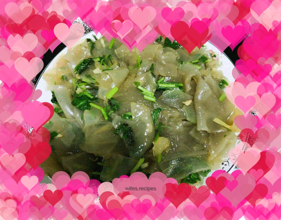 Coriander vermicelli