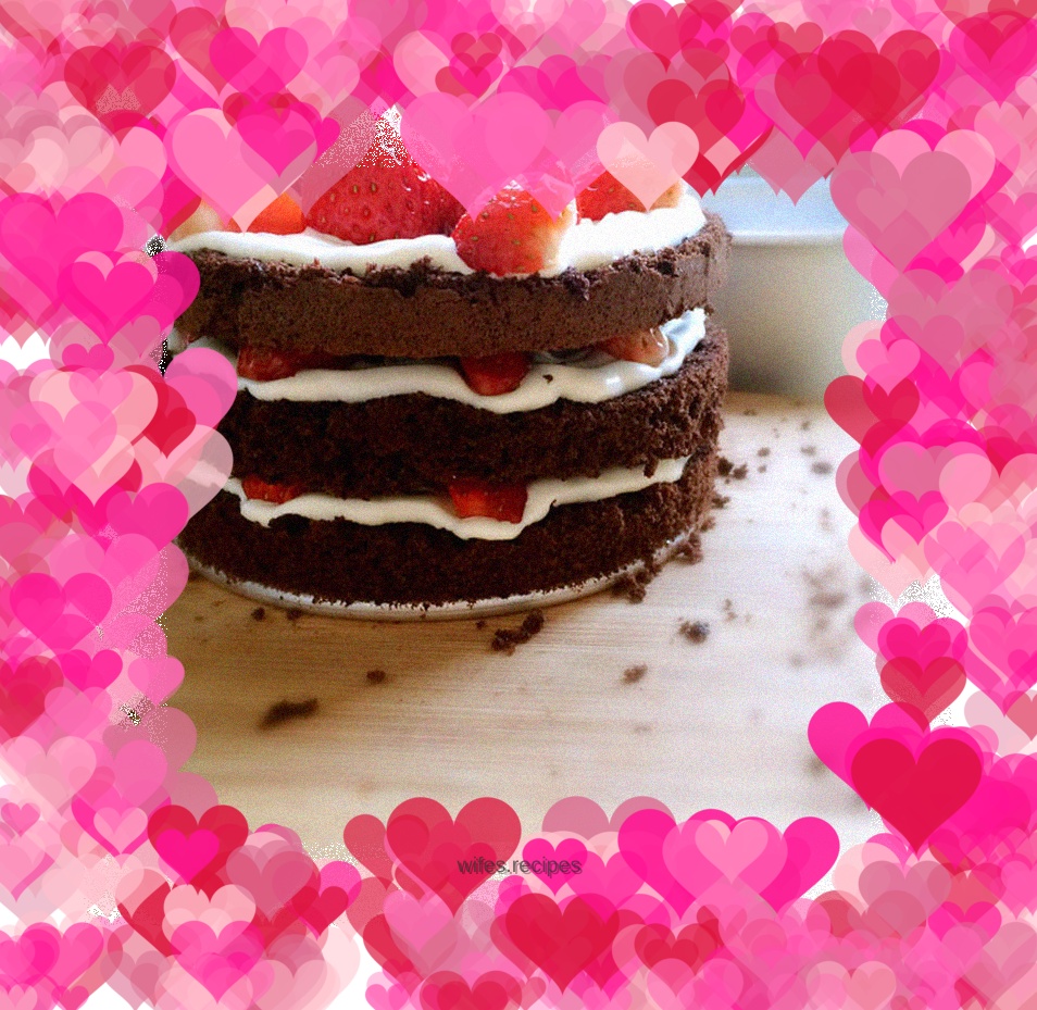 Cocoa Berry (Strawberry Naked Cake)