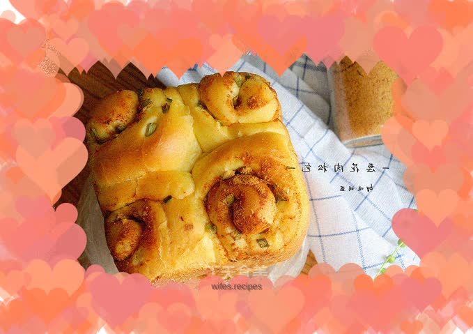 【Scallion and Pork Floss Toast】