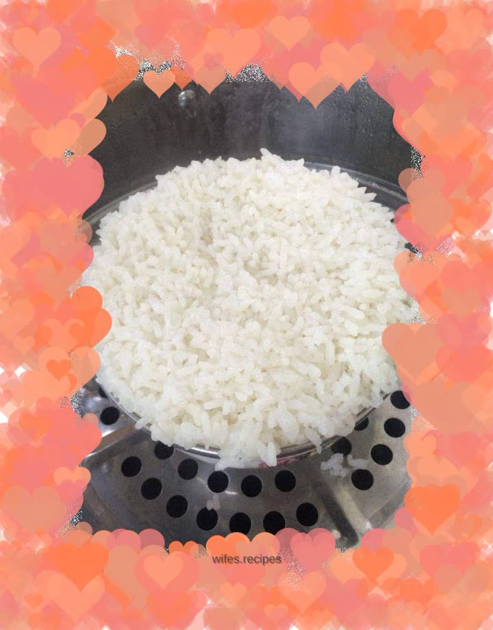 Steamed rice