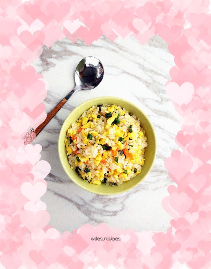 Garlic and egg fried rice