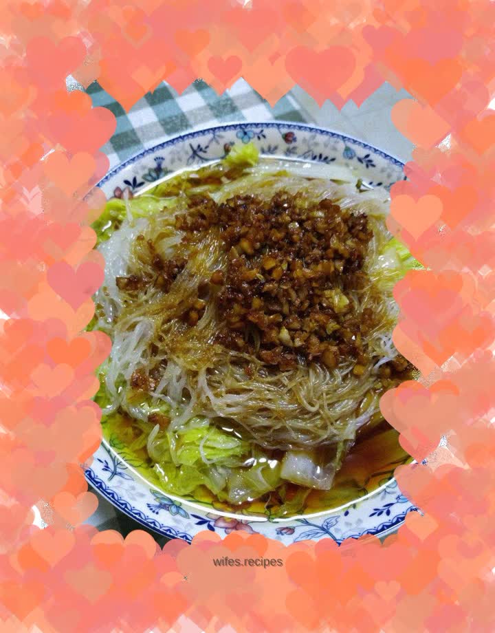 Garlic Vermicelli and Baby Cabbage