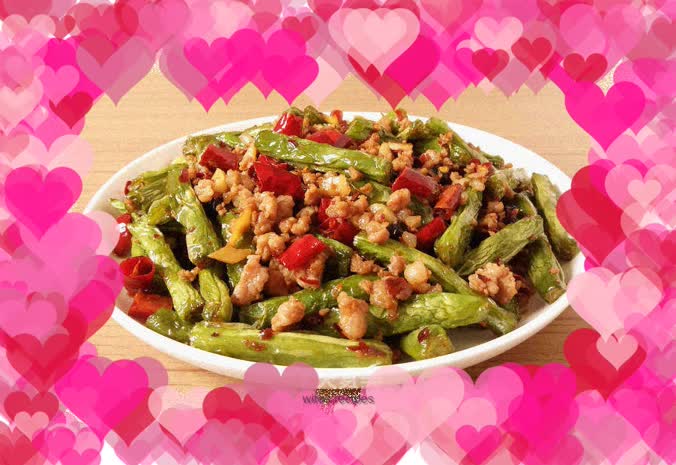 Stir-fried green beans