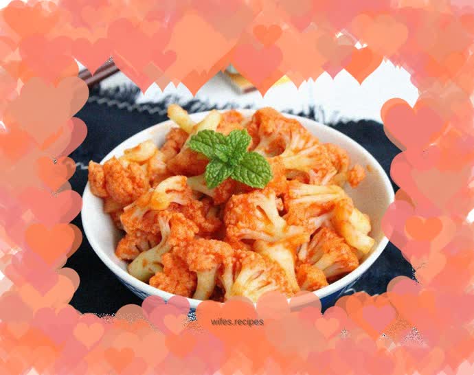 Cauliflower with Tomato Sauce