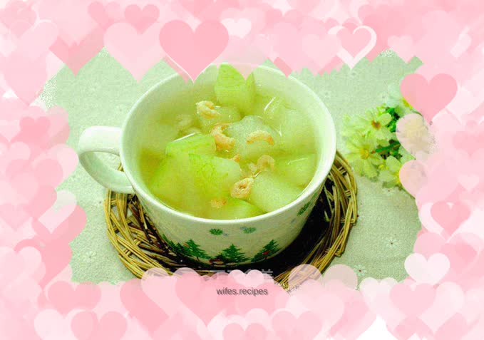 Winter melon and sea rice soup