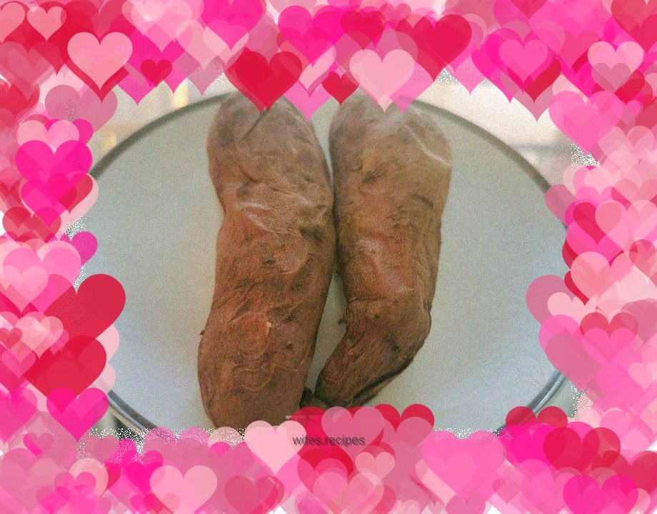 Roasted sweet potatoes