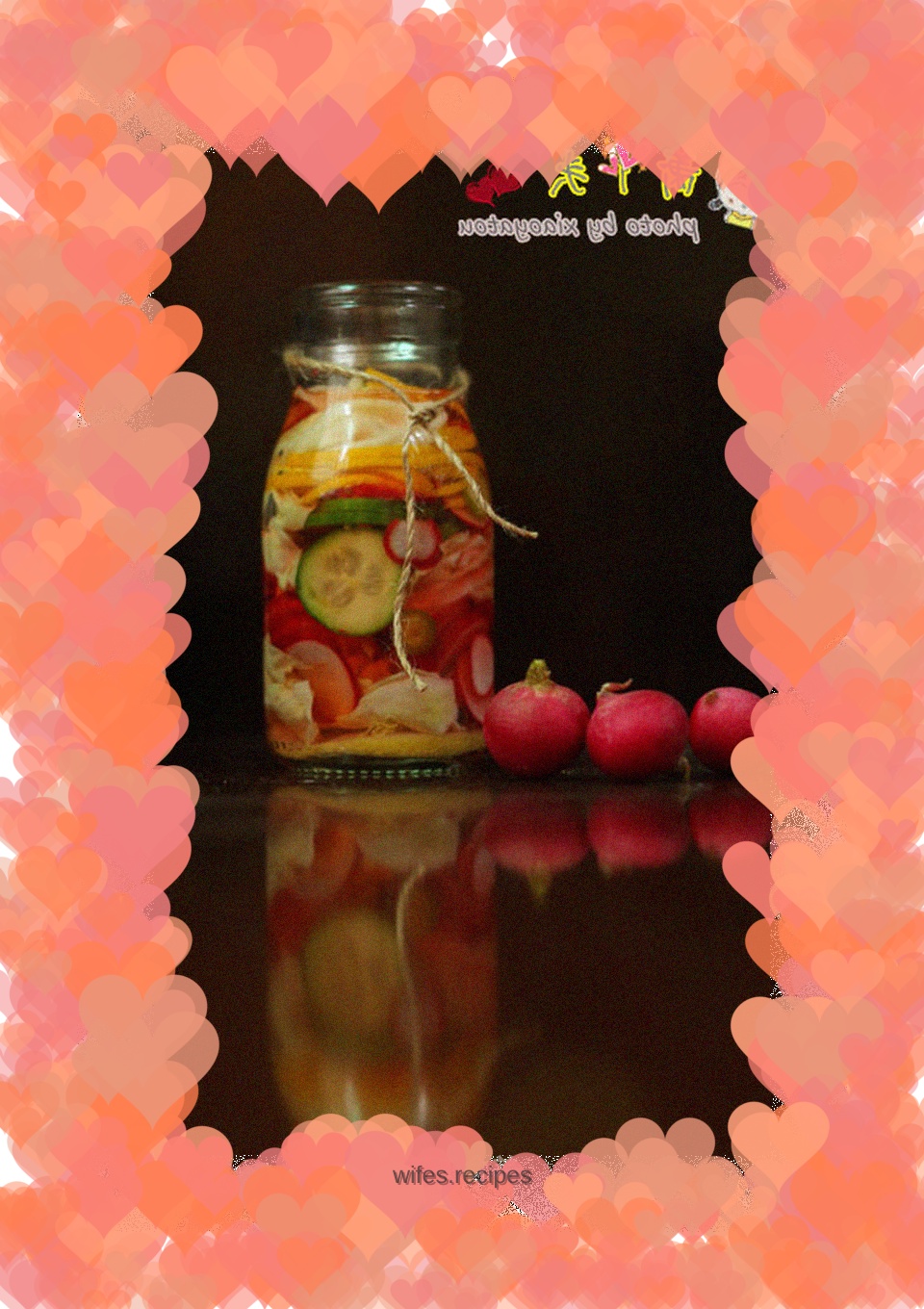 Vinegar Pickled Cherry Radish