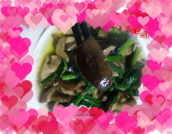 Spinach and Mushrooms