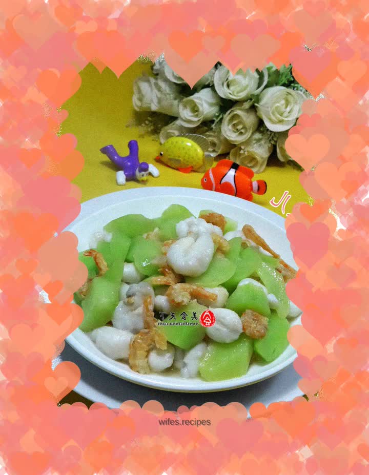 Fried fish eggs and lettuce