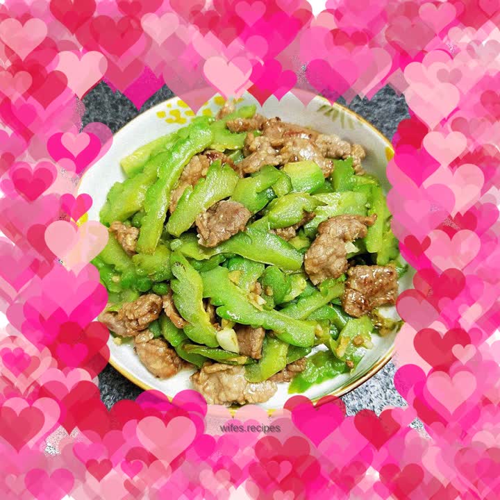 Stir-fried beef with bitter melon