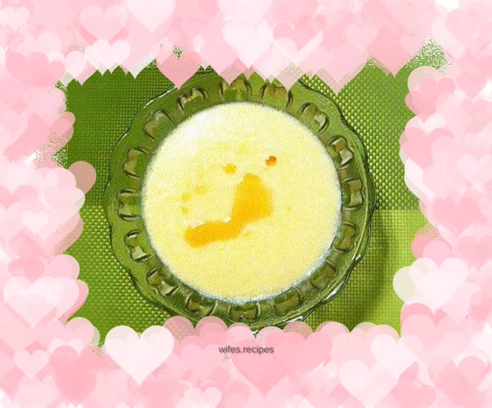 Original egg custard (without honeycomb)