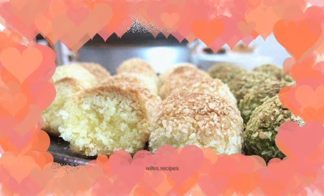 The two-color coconut balls are easy to make, sweet but not greasy, and have a rich coconut flavor that won’t stop you from taking one bite.