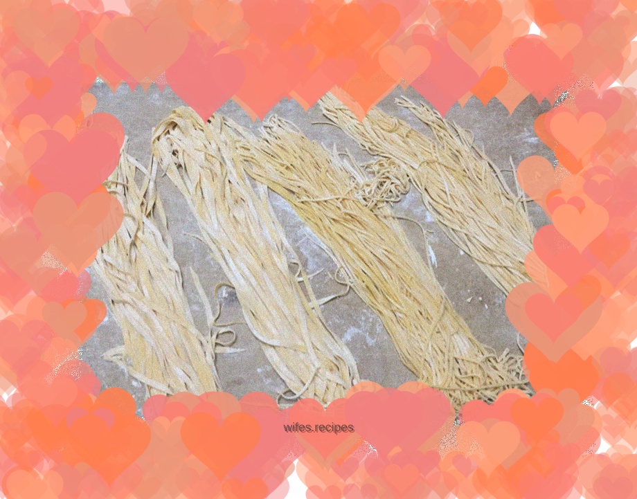 Pumpkin Egg Noodles
