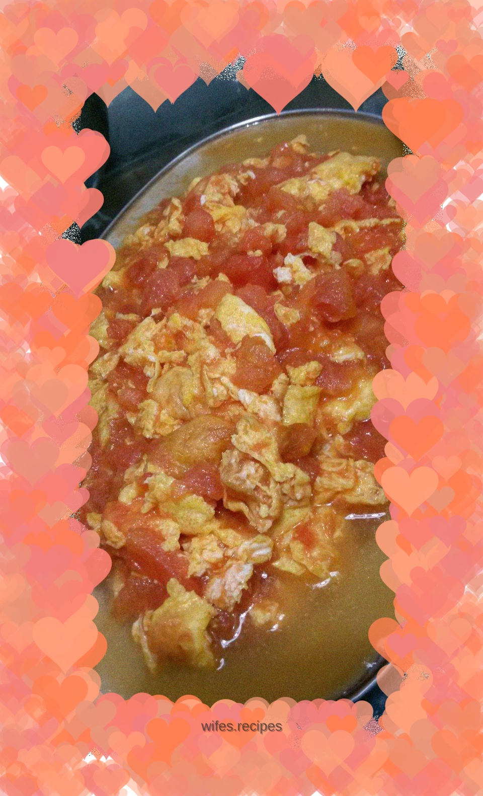 Tomato scrambled eggs