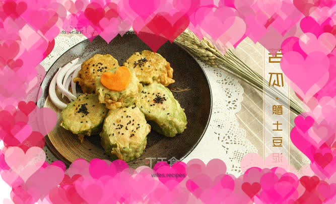 Bitter Melon Stuffed Mashed Potatoes