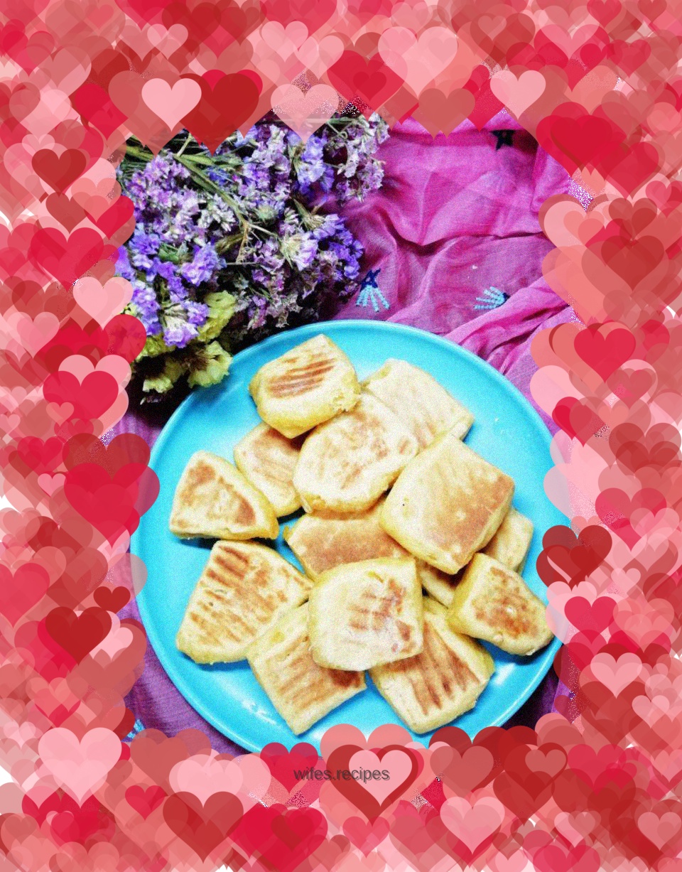 Sweet Potato Square Pancake