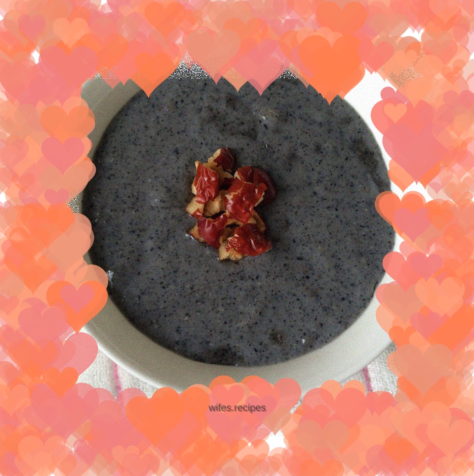 Black and white milk powder sesame paste