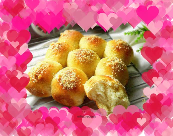 Light cream puff pastry buns