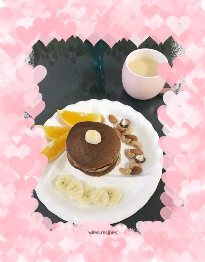 Oil-free and water-free banana waffles