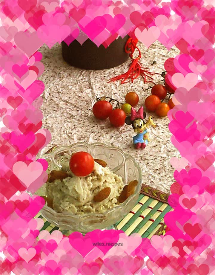 Mung bean custard ice cream