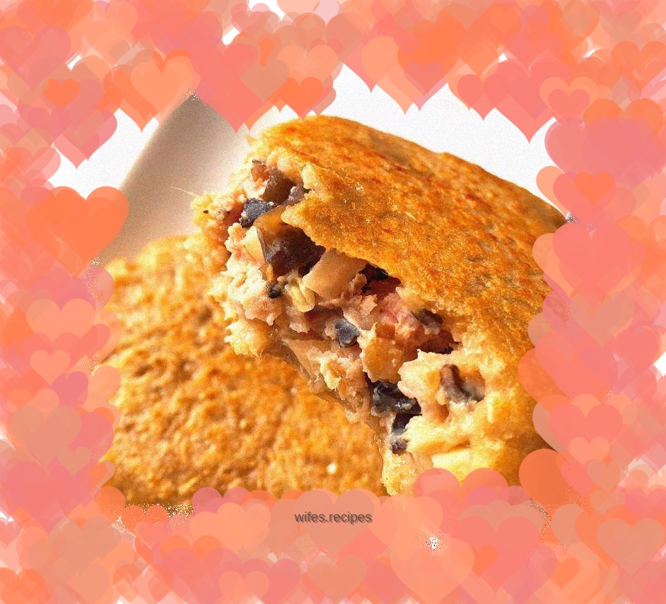 Whole wheat pork and fungus pie