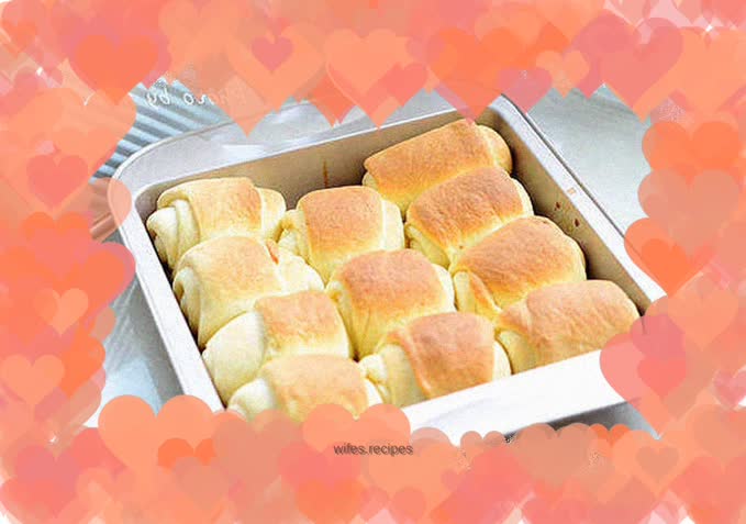 Soft and creamy light butter rolls