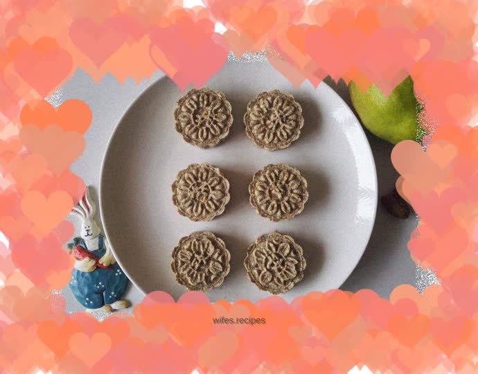 Homemade mung bean mooncakes