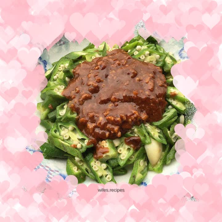 Bean Paste Lily Okra