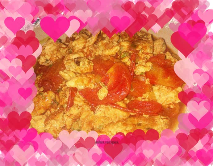 Tomato scrambled eggs
