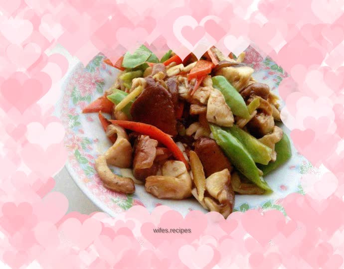 Vegetarian fried mushrooms